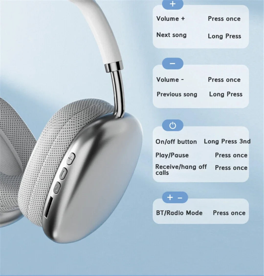 P9 Wireless Stereo Earphones